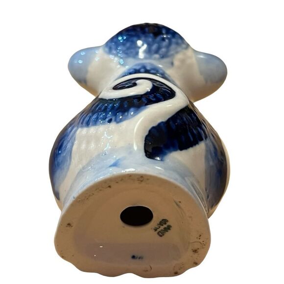 Vintage Russian Gzhel Monkey Figurine Сhinese Horoscope Porcelain MONKEY #0128 - Picture 4 of 6